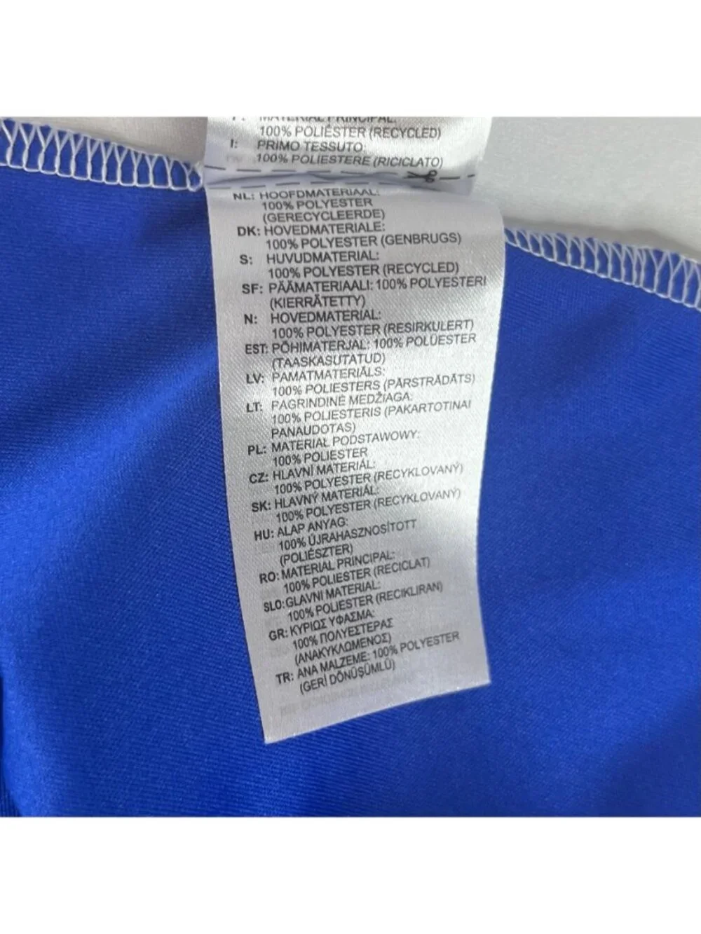 Adidas Shirt Mens Small Blue Soccer Short Sleeves Activewear